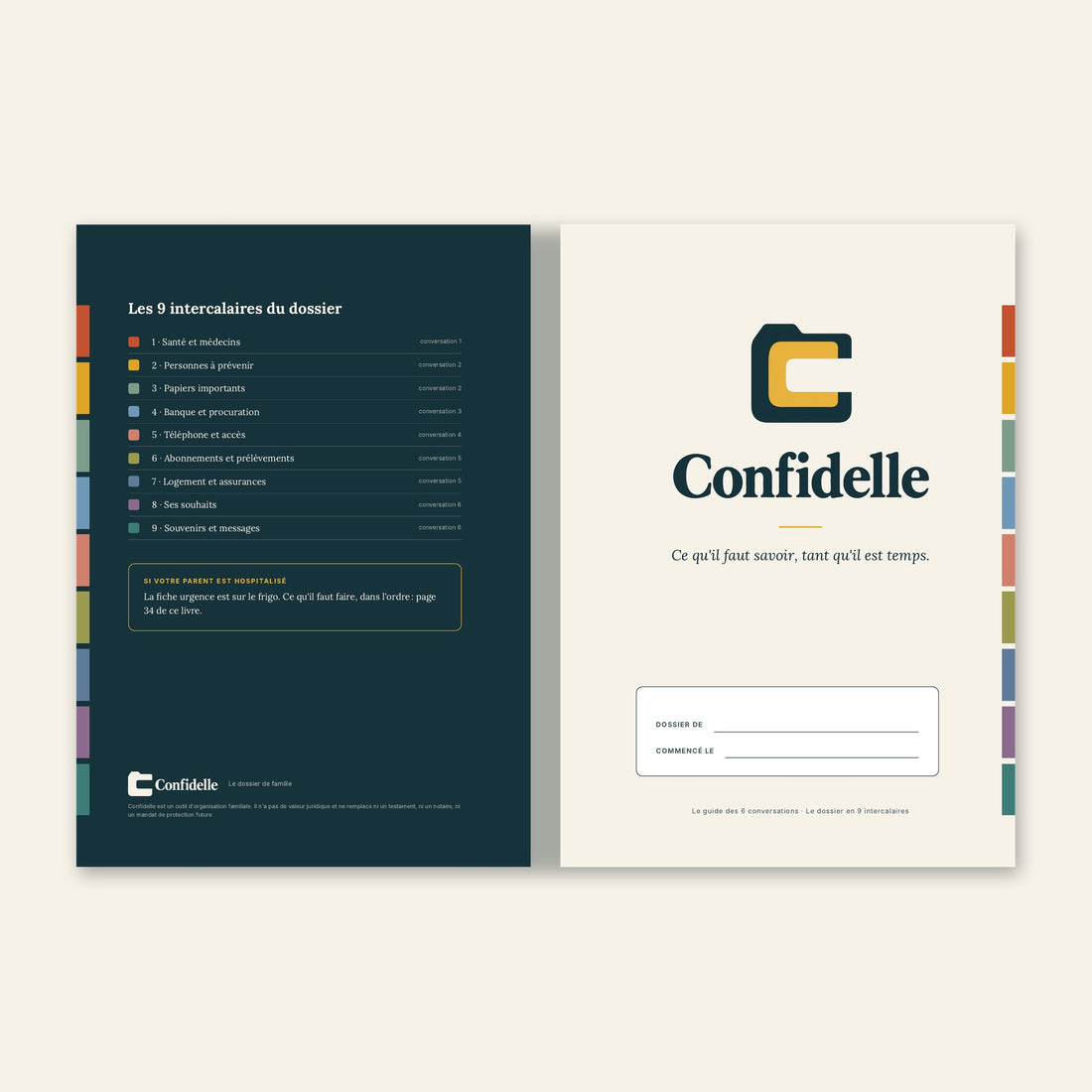 Confidelle · Le dossier de famille